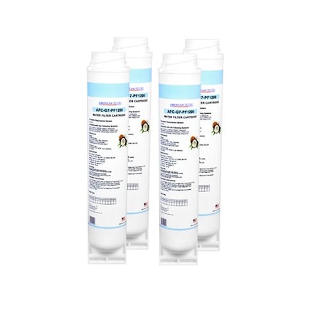 American Filter Co GE PNRQ21 Comparable Water Filters (made by Model number AFC-G7-PF1200), 4PK AFC-G7-PF1200-4p-4257